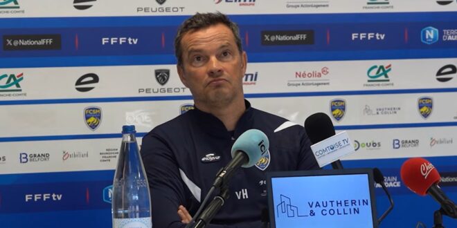 L'entraîneur de Sochaux en Ligue 2, Vincent Hognon.