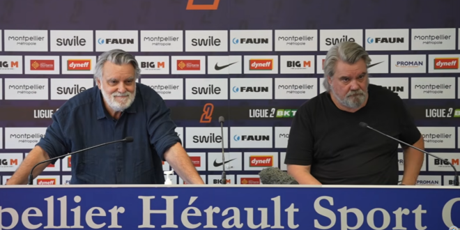 Les frères Nicollin dirigent Montpellier en Ligue 2.