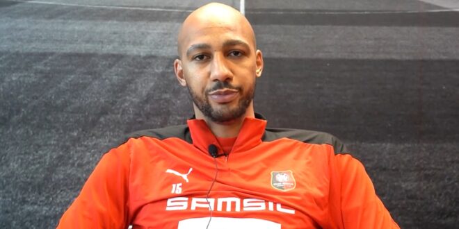 Steven Nzonzi à l'époque du Stade Rennais en L1.