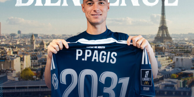Pablo Pagis quitte Lorient pour le Paris FC en Ligue 1.