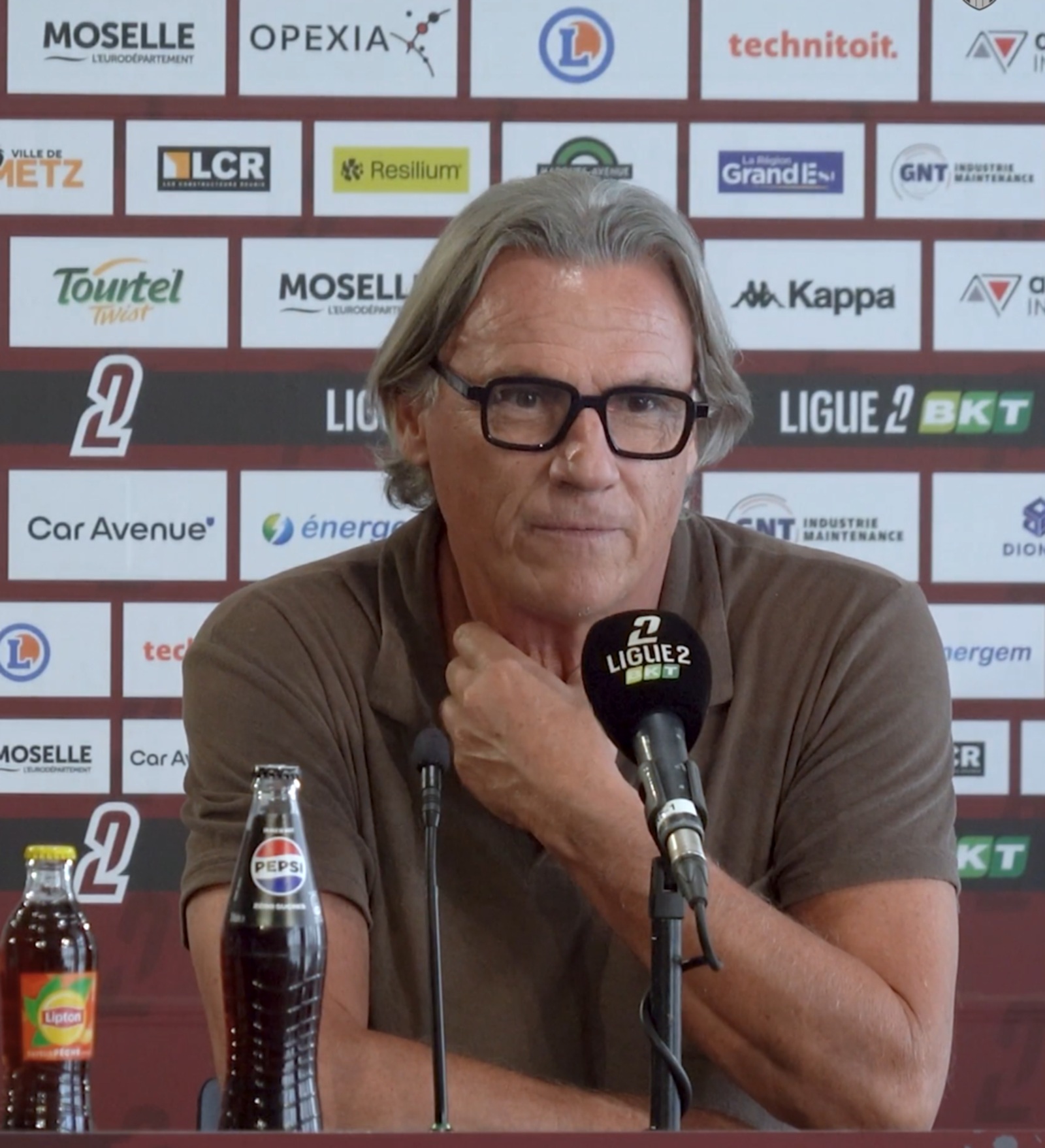 Rodez AF – La réaction de Didier Santini après la claque reçue à Metz (1-4)